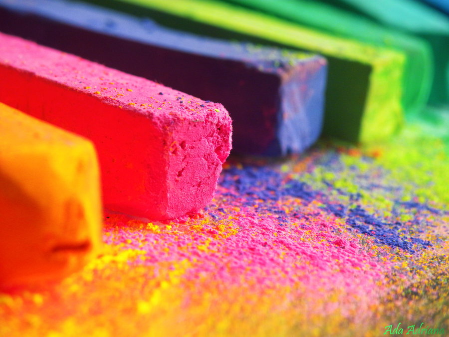 カラフルな羽 (Colorful Feathers) Pastel