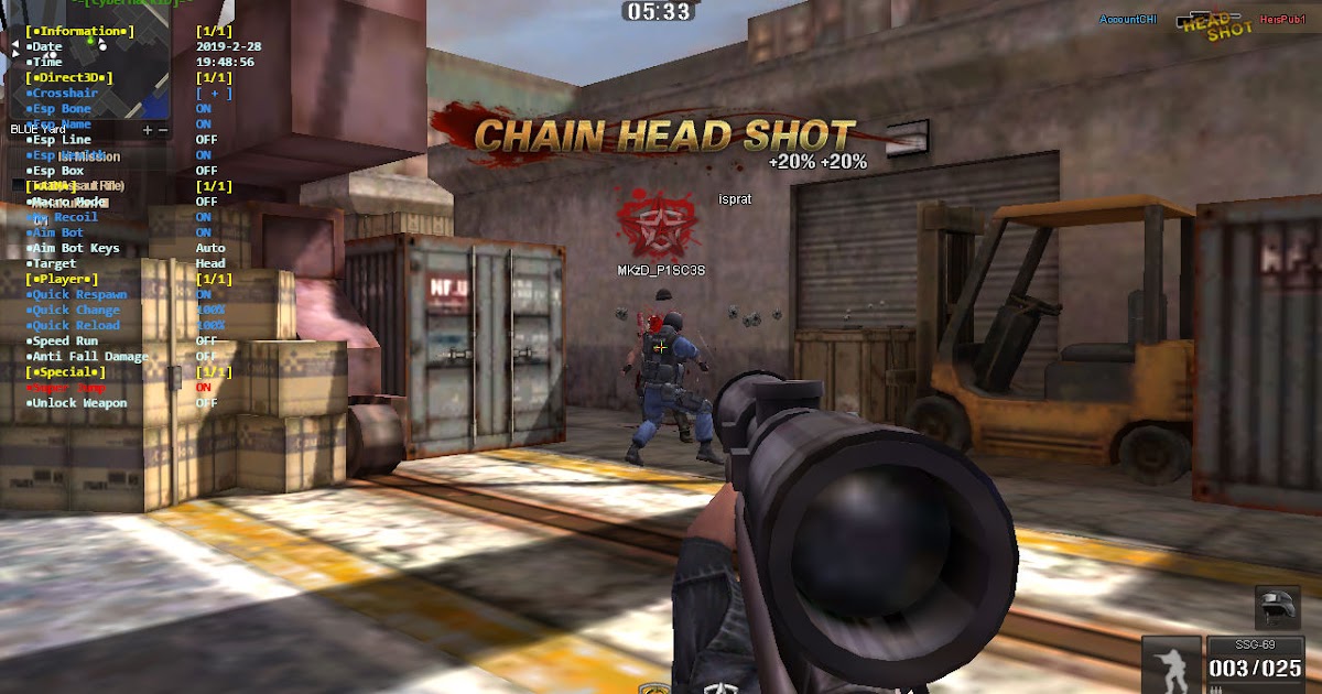 New Update Cheat point blank beyond limits 28 Febuari 2019 New Update Cheat point blank beyond limits 28 Febuari 2019