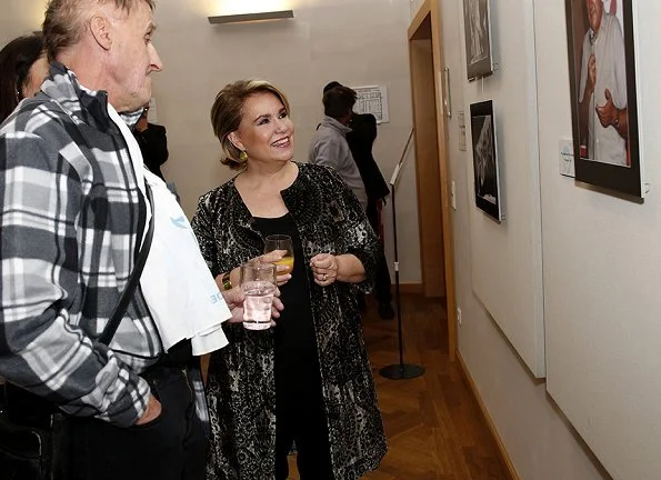 Grand Duchess Maria Teresa visited Stop Poverty: Acting for Dignity exhibition held by ATD Quart Monde in Luxembourg