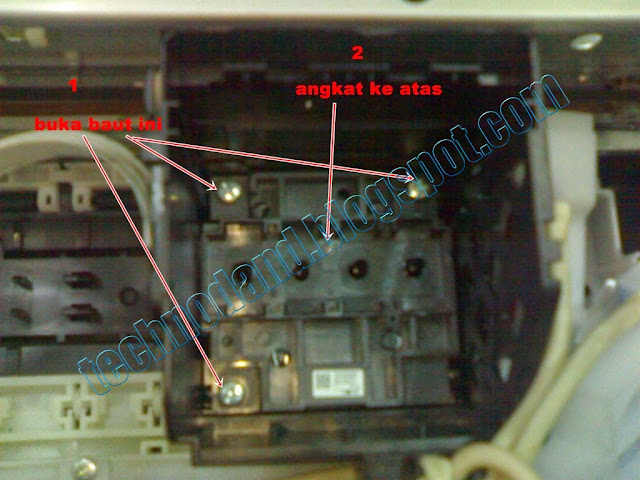 Cara Membongkar Casing dan Mengganti  Head Printer EPSON L110, L300, L310, L210