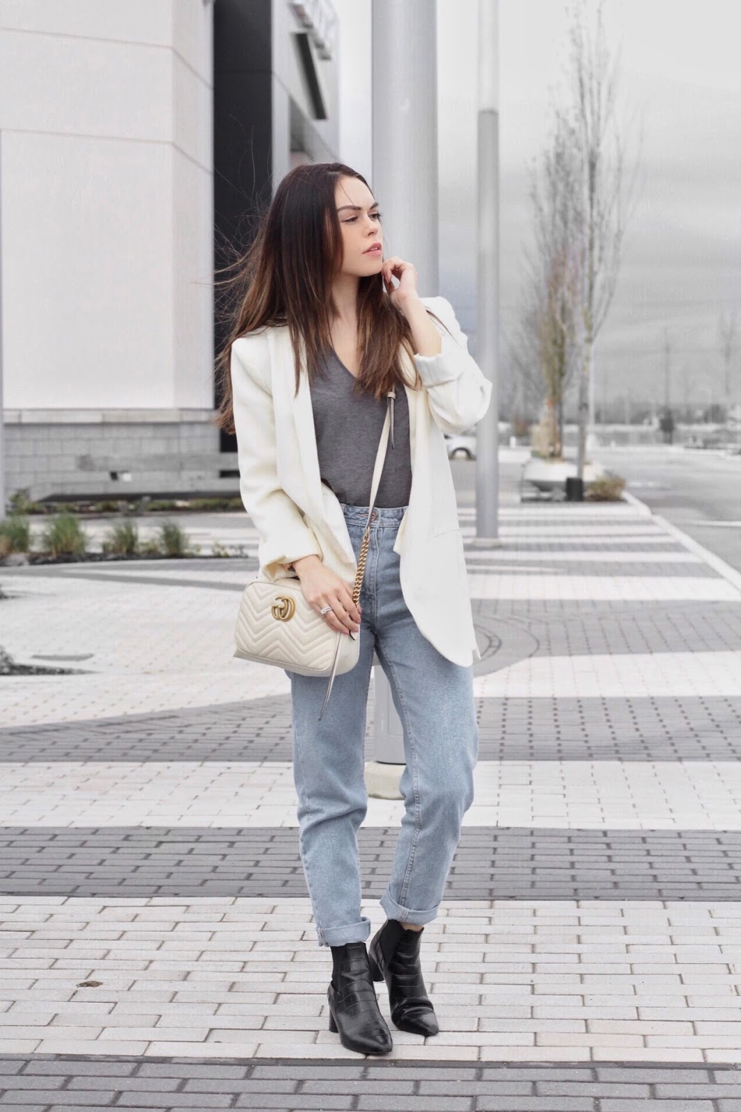 dressing down a blazer