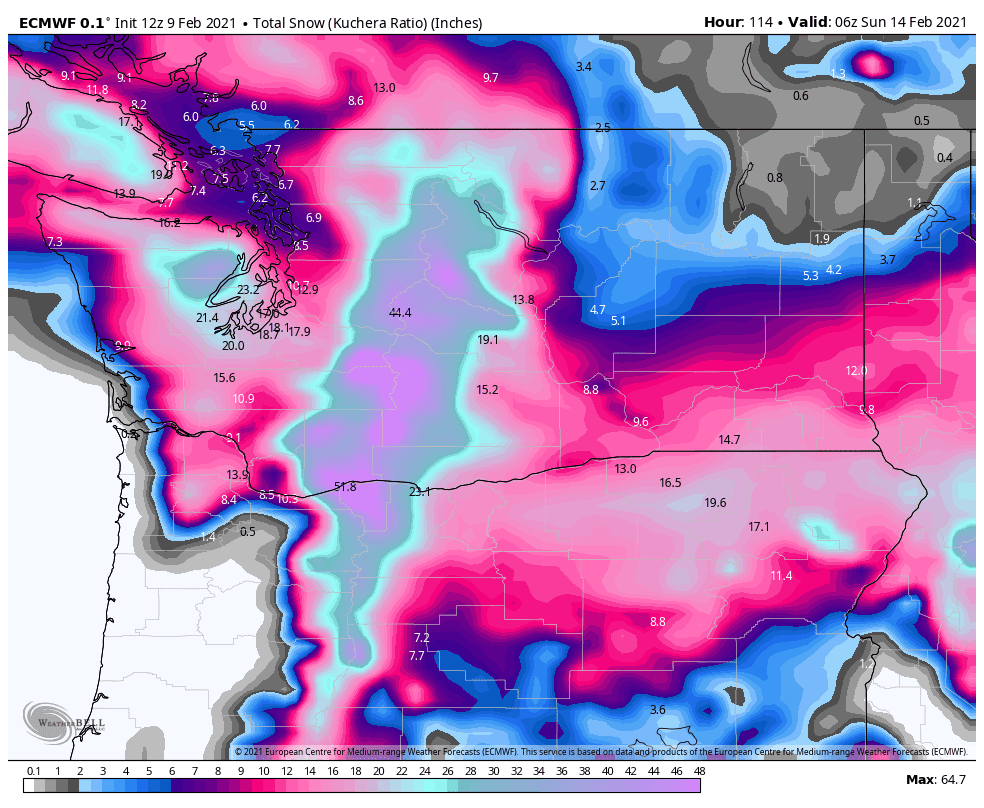 Cliff Mass Weather Blog A Major Lowland Snowstorm over Western