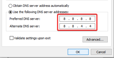 เซิร์ฟเวอร์ Google DNS