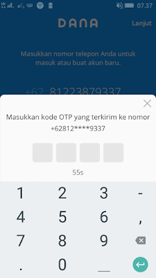 cara verifikasi aplikasi dana android