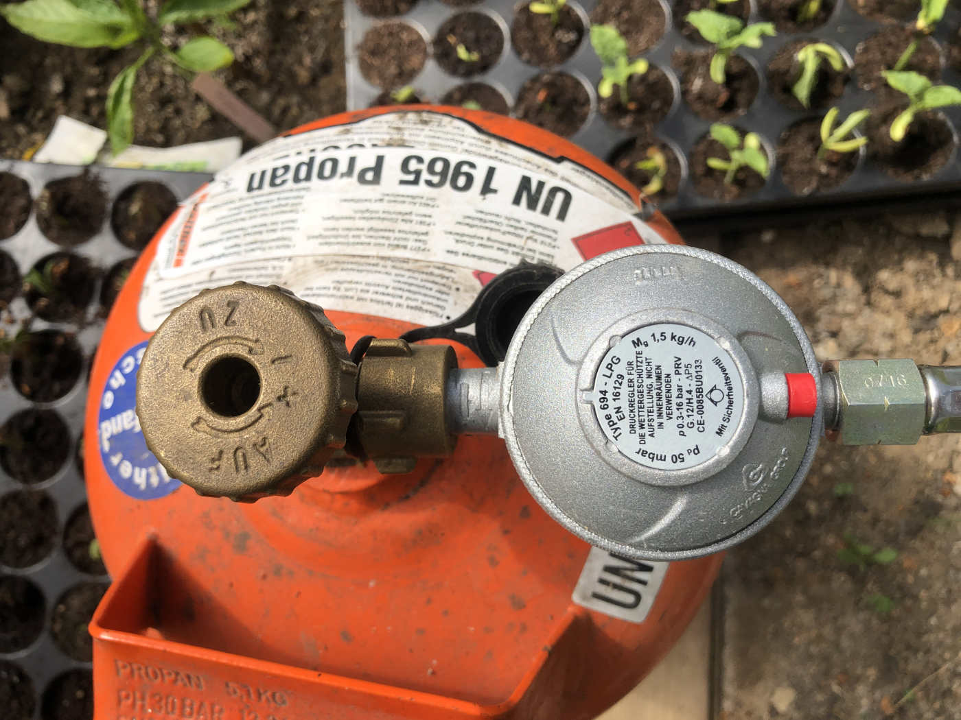 Gartenzone Frostschutz im Gewächshaus