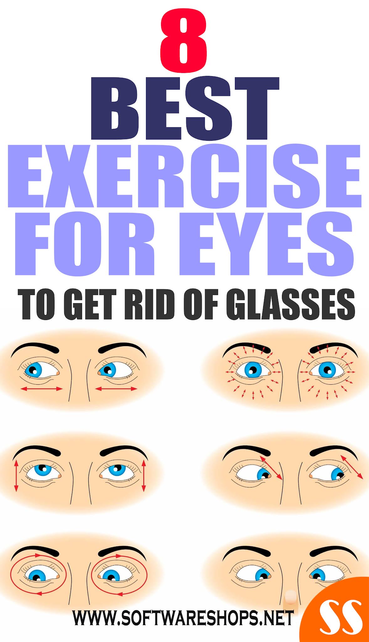 8 BEST EXERCISE FOR EYES TO GET RID OF GLASSES