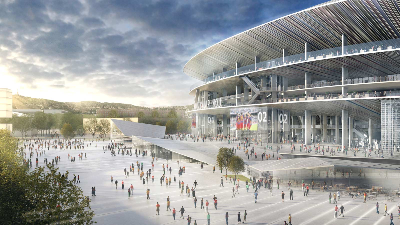 FC Barcelona Unveils New Camp Nou - Footy Headlines