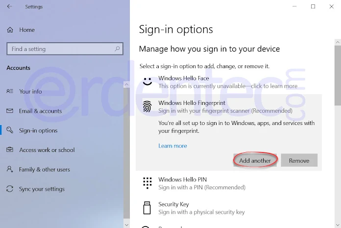 How To Set Up Windows 10 Fingerprint Lock?