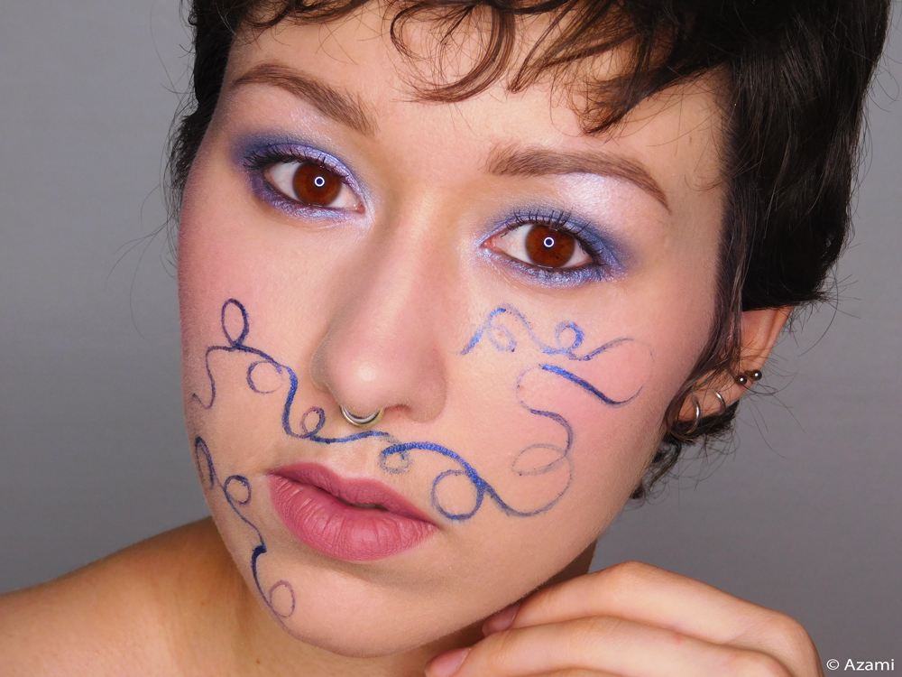 It's Azami - Loops of Escapism Makeup Look - Paris & London Makeup Artist & Blogger - Innisfree Green Tea Seed Toner - Body Shop Matte Clay Foundation - Zoeva Sweet Glamour Blush Palette - Juvia's Place Magic Palette - Nabla Blue Velvet - MAC Upward Lash - Nabla Brow Divine Neptune - Barry M Matte Me Up Lip Kit Pencil Pose - 3ina Cream Eyeshadow 305 - MUA Makeup Academy Undress Your Skin Highlighter in Peach Diamond It's Azami - Loops of Escapism Makeup Look - Paris & London Makeup Artist & Blogger - Innisfree Green Tea Seed Toner - Body Shop Matte Clay Foundation - Zoeva Sweet Glamour Blush Palette - Juvia's Place Magic Palette - Nabla Blue Velvet - MAC Upward Lash - Nabla Brow Divine Neptune - Barry M Matte Me Up Lip Kit Pencil Pose - 3ina Cream Eyeshadow 305 - MUA Makeup Academy Undress Your Skin Highlighter in Peach Diamond