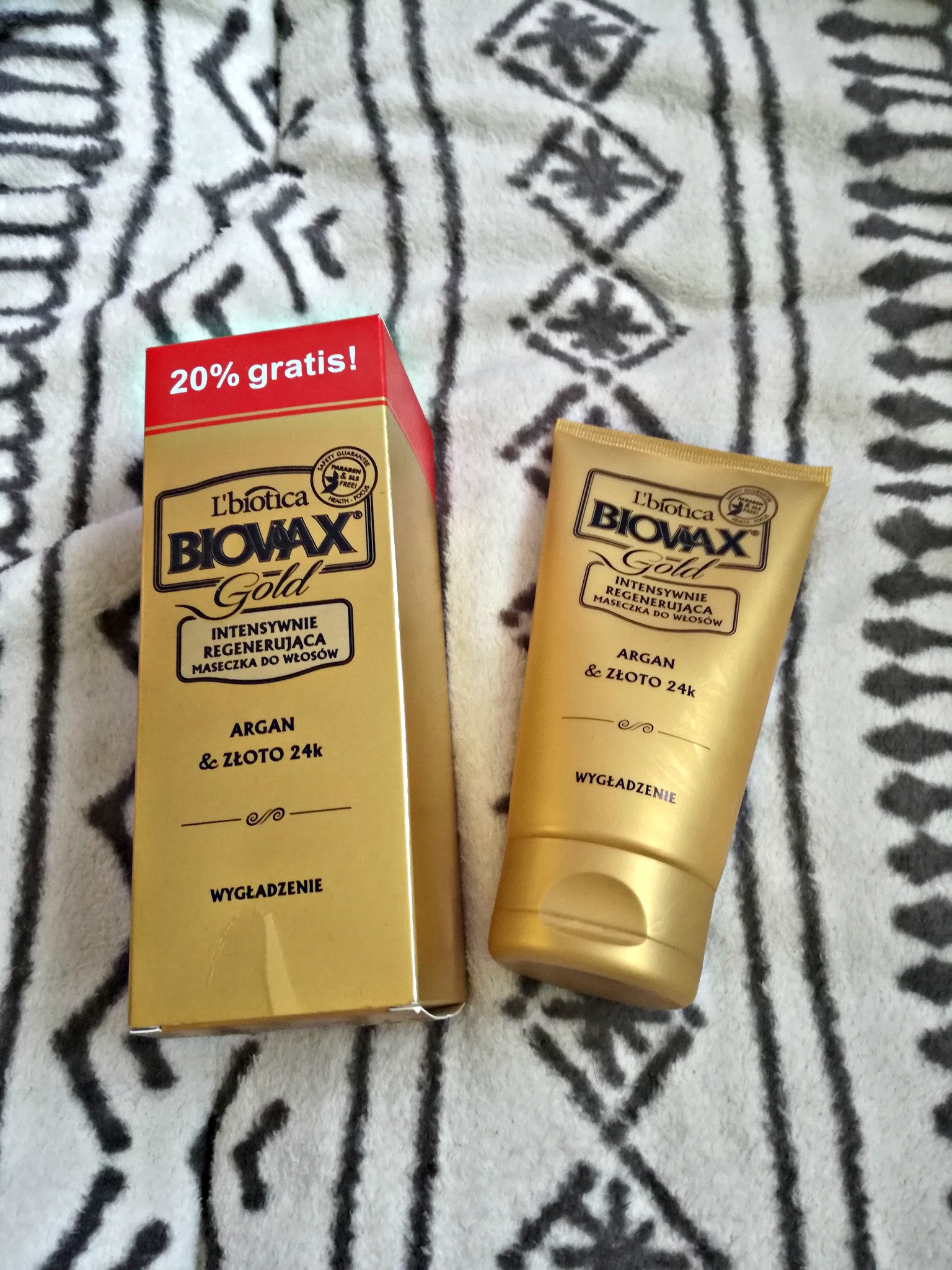 Biovax Gold Intensywnie regenerująca maseczka do włosów - recenzja