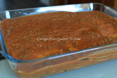 Lasagne con ragù di lenticchie