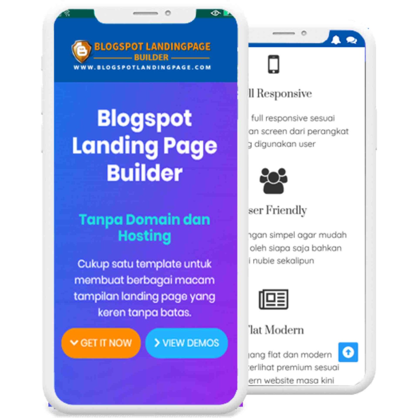 Blogspot Landing Page Builder