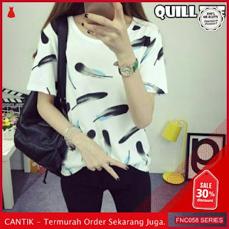 FNC058Q41 Quill Tee Babyterry Recomend Wanita murah Serba 30 Ribuan