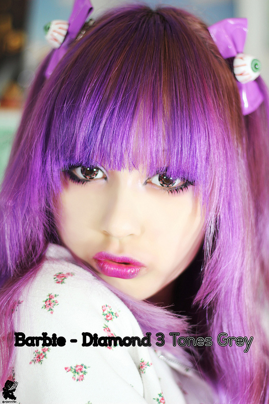 Big Eyes Lenses - Barbie Diamond 3 Tones Grey