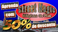 Mágicas de rua com 50% OFF