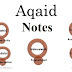 Aqaid Aqeedah Notes for Jamia Nizamia Exam Model Papers Q & A