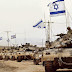 أعلام مغربية على الدبابات الصهيونية في  غزة