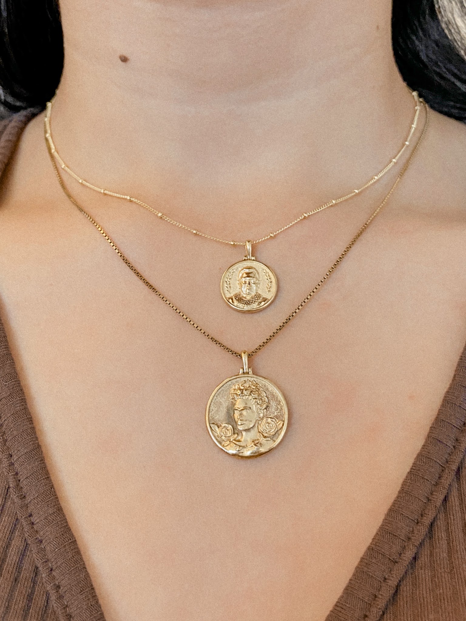 Goddess Coin Necklaces and Jewelry – Awe Inspired