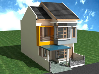 60 Desain Rumah Minimalis 2 Lantai Type 36