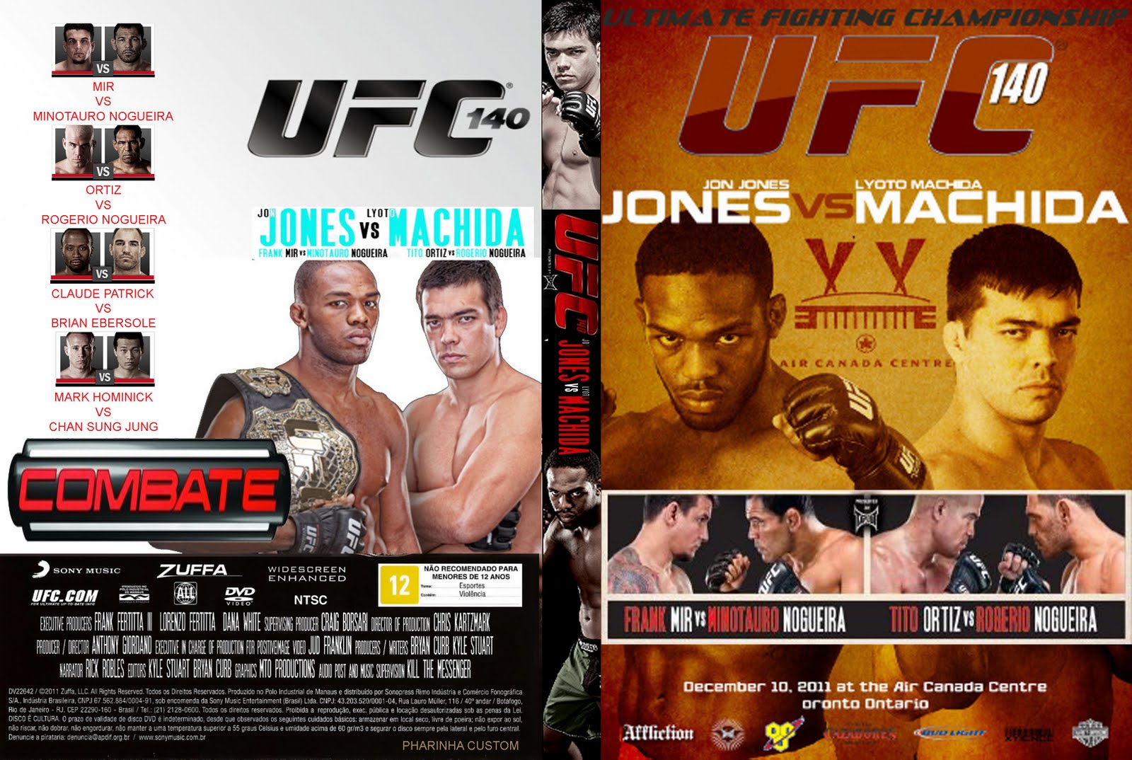 Capa UFC 140Covers Filmes