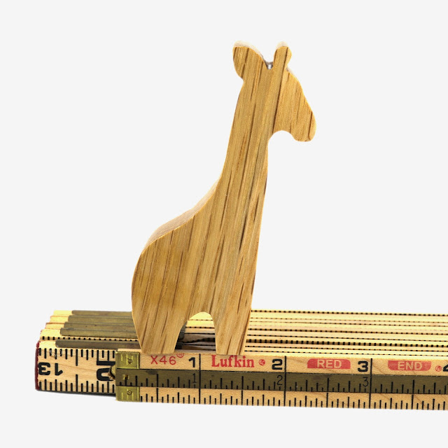 Cute Handmade Wooden Toy Giraffe