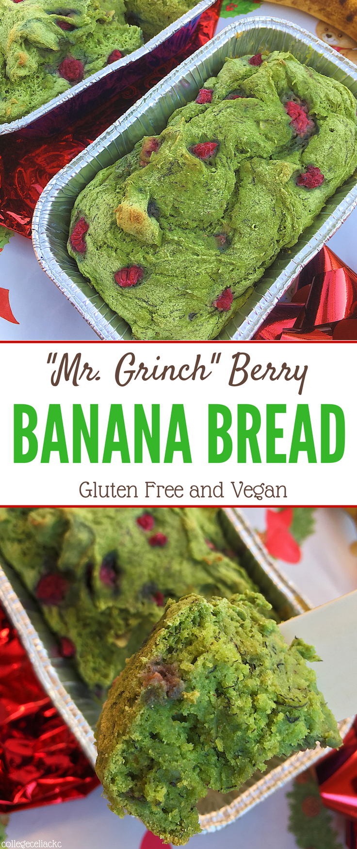 Craving a #healthy Christmas recipe that tastes like #dessert? Then this #glutenfree and #vegan banana bread is exactly what you need!