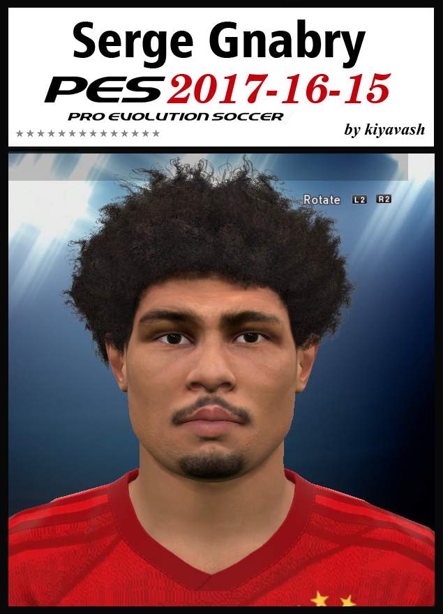 PES 2017 Gnabry Face by kiyavash