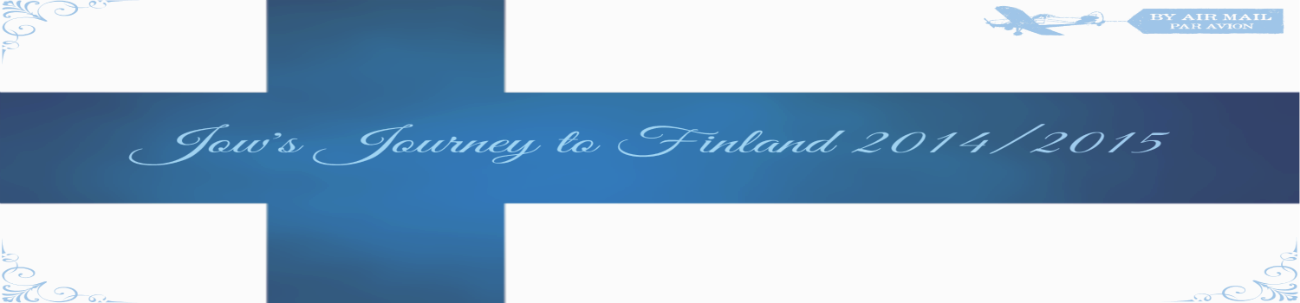 Jow's Journey to Finland 2014/2015