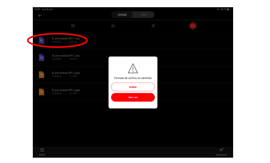 Exprime la manzana File Browser Biz y el dispositivo externo iXpand Bridge una combinación muy