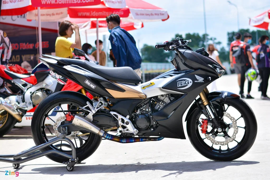 Chi tiết Honda Winner X với dàn chân Honda CB150R Neo Sport Cafe
