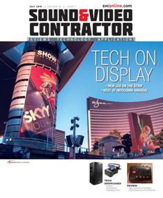 Sound & Video Contractor - July 2016 | ISSN 0741-1715 | TRUE PDF | Mensile | Professionisti | Audio | Home Entertainment | Sicurezza | Tecnologia
Sound & Video Contractor has provided solutions to real-life systems contracting and installation challenges. It is the only magazine in the sound and video contract industry that provides in-depth applications and business-related information covering the spectrum of the contracting industry: commercial sound, security, home theater, automation, control systems and video presentation.