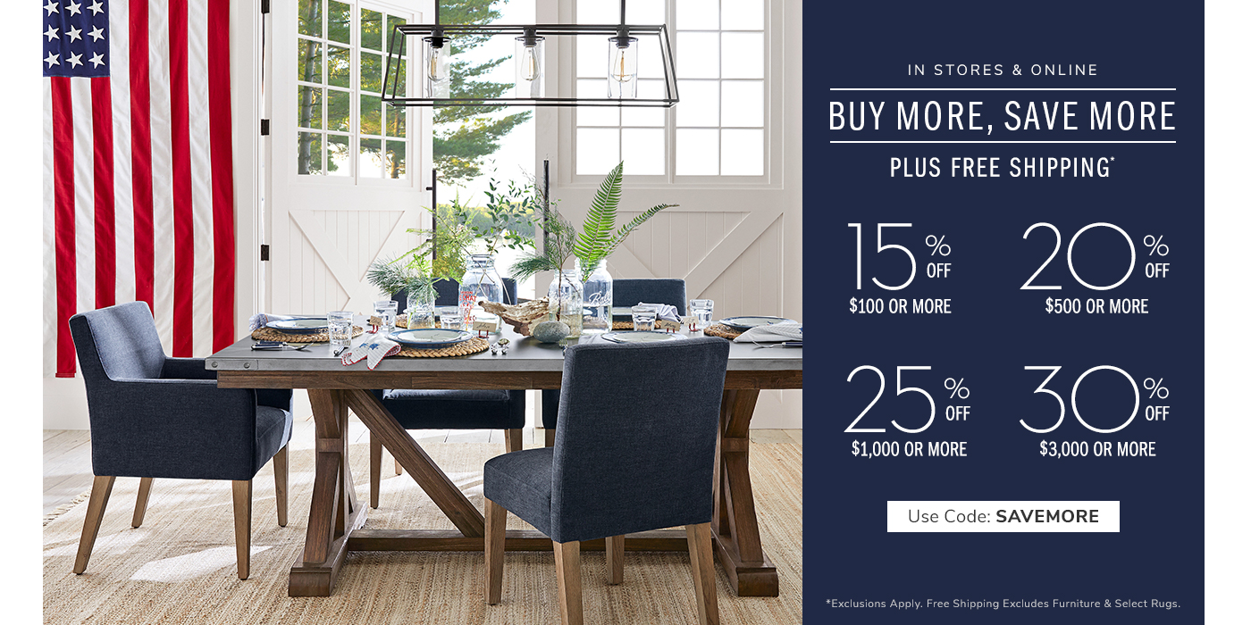 Pottery Barn Memorial Day Sale Home And Gardening