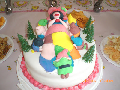  PASTEL CUMPLEAÑOS DE MI SOBRINA GEORGINA BLANCANIEVES Y LOS SIETE ENANITOS 