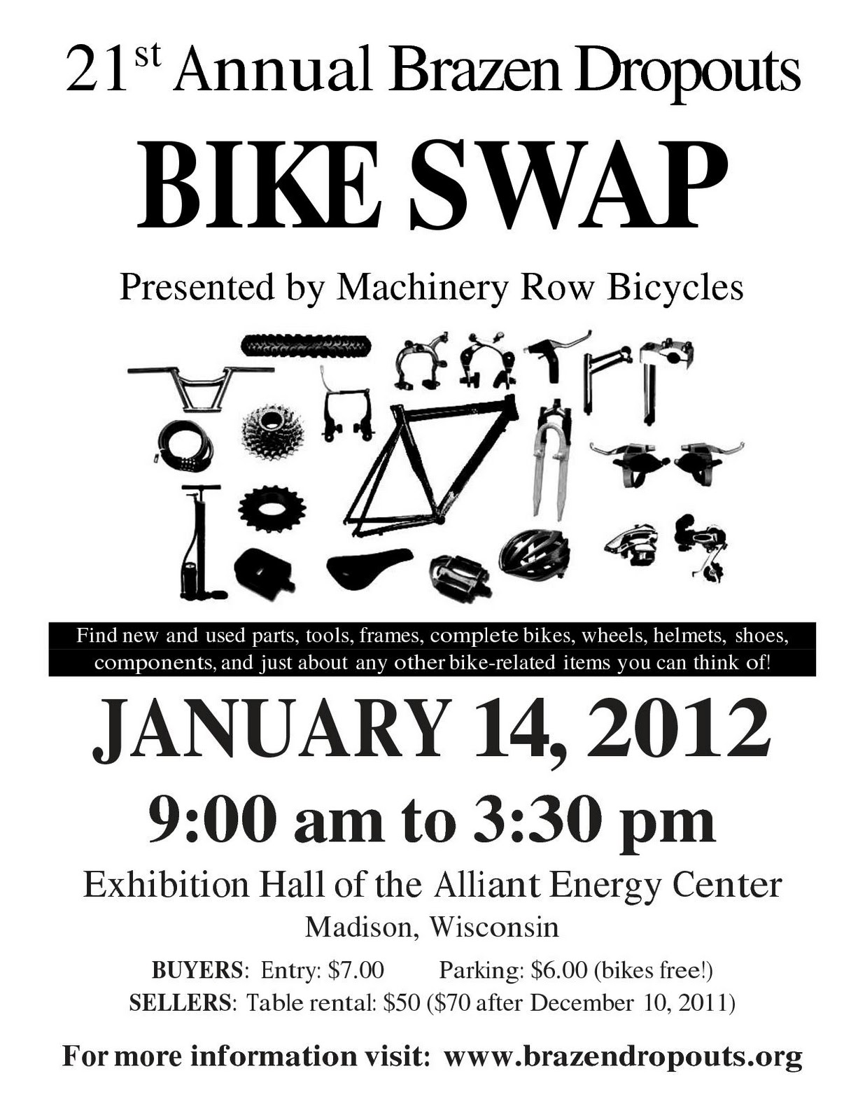 fabuloso TopManta Bike Swap, Madison Wisconsin