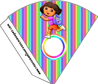 Imprimibles gratis de Dora la Exploradora. Conos imprimibles gratis de Dora la Exploradora