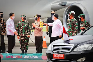 Presiden Joko Widodo di MAJT Jateng Tinjau Vaksinasi Ulama Dan Tokoh Lintas Agama