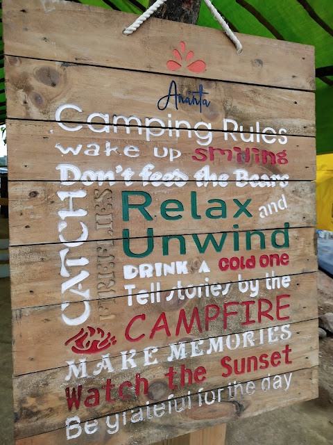 Camping Rules at Ananta Ecotel Resort 