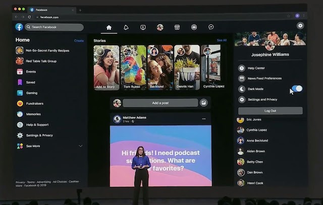 Novidade: Facebook lança nova interface e modo escuro para navegadores