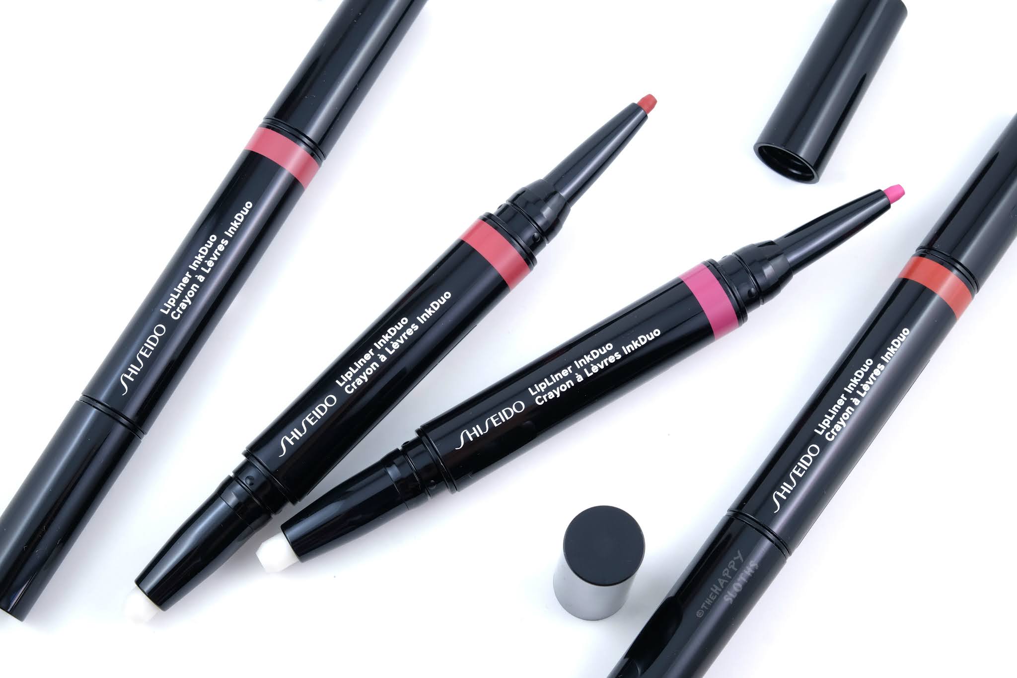 Shiseido LipLiner InkDuo Review and Swatches The Happy Sloths