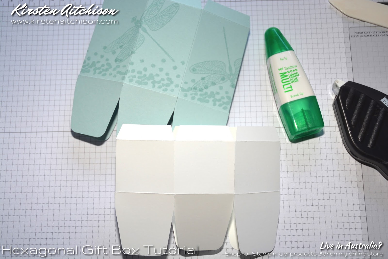 Kirsten Aitchison Handmade with Love Hexagonal Gift Box Tutorial