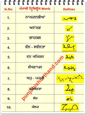 19-july-2020-punjabi-shorthand-outlines