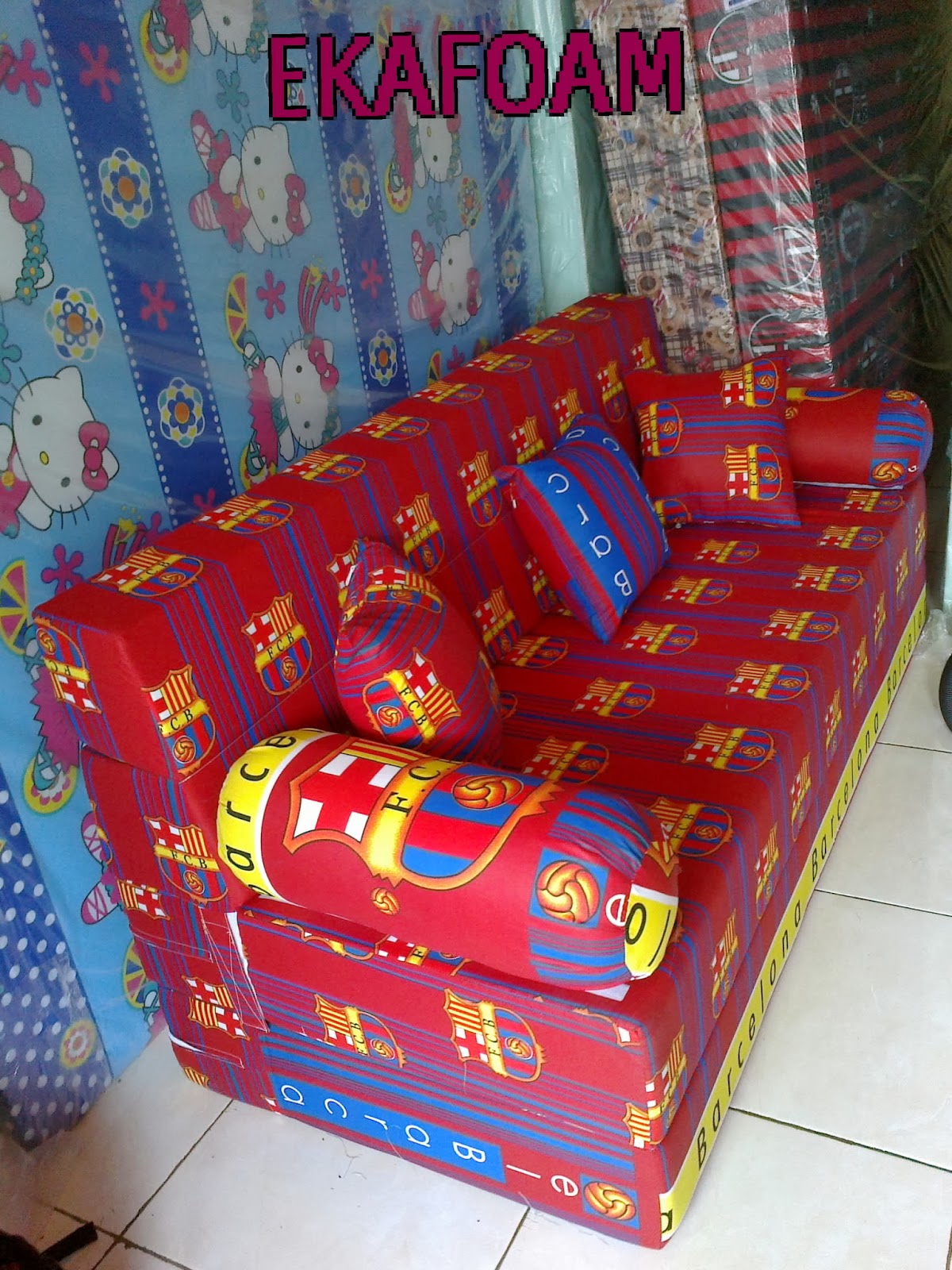 SOFABED INOAC MOTIF BARCELONA AGEN RESMI KASUR BUSA INOAC Inoac