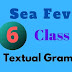 Sea Fever Do As Direct Class 10  Textual Grammar 