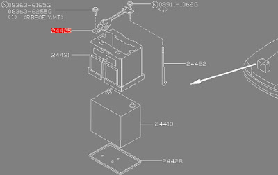 Replacement 12 Volt Battery for Nissan Skyline GT-R - R32 - Nissan