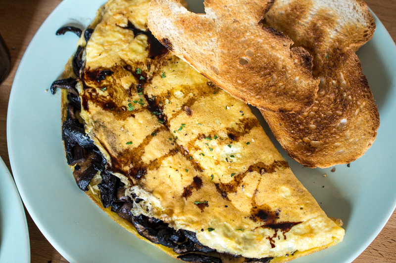 Svelte salivations Portobello Mushroom Mania Two Ways with Eggs for