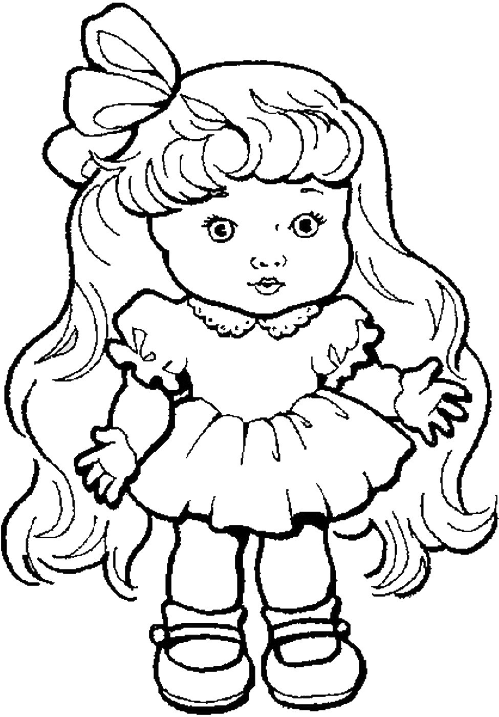 Baby Doll Coloring Pages ~ Coloring Pages