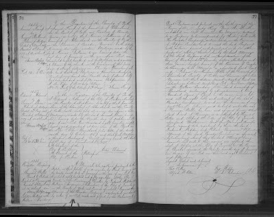 FHL 0169829, image 67 - Grant and Release from Canada Company to Thomas Wells, Perth County, Blanchard Township, No. 1338.