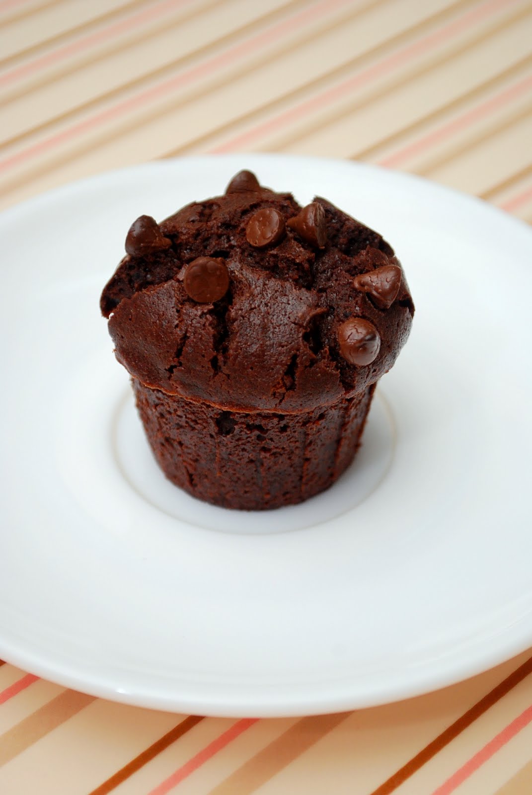 Amateur Bakes Chocolate Chocolate Chip Brownie Muffin
