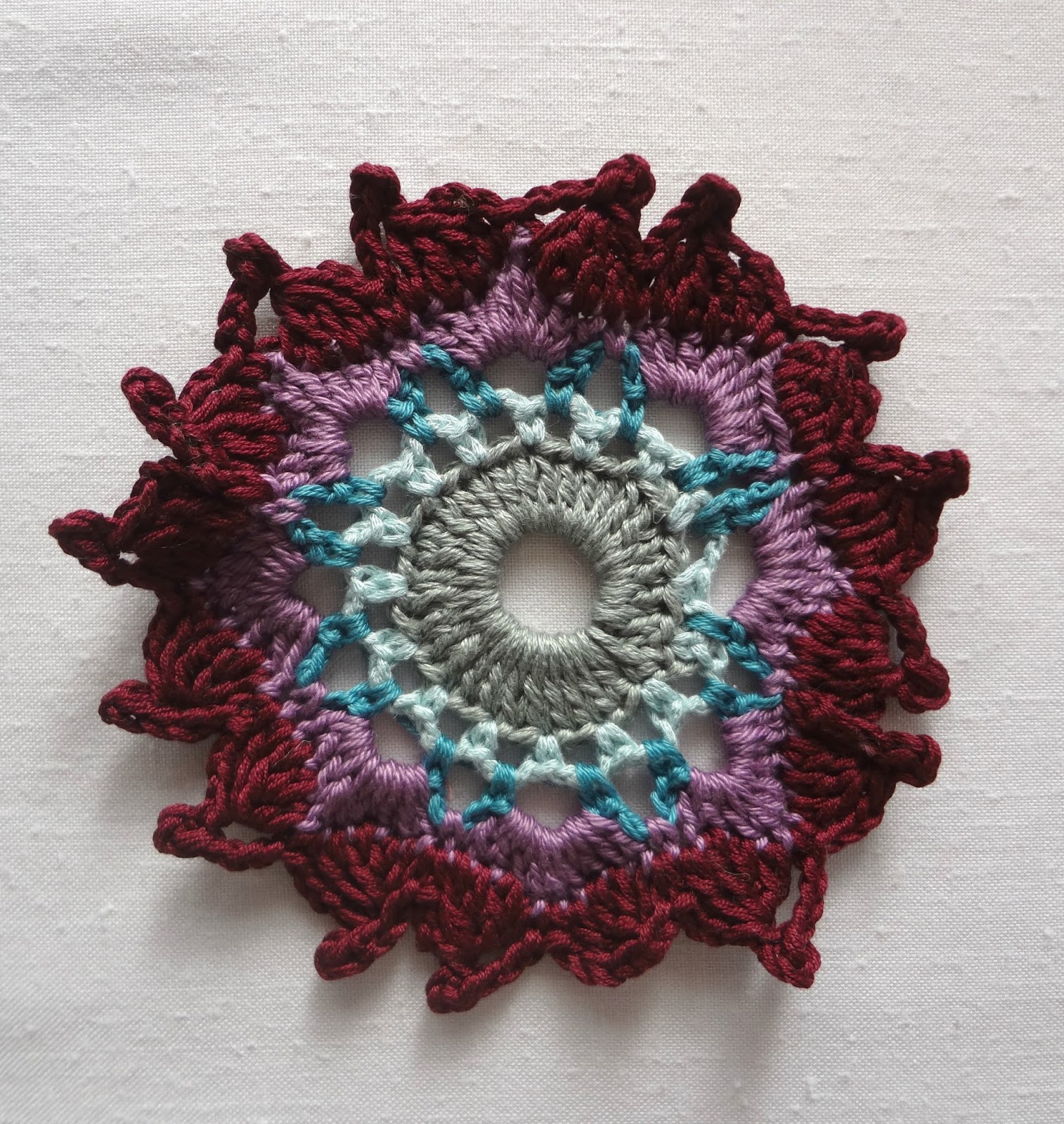 Little Treasures How to read crochet charts Doily Pattern