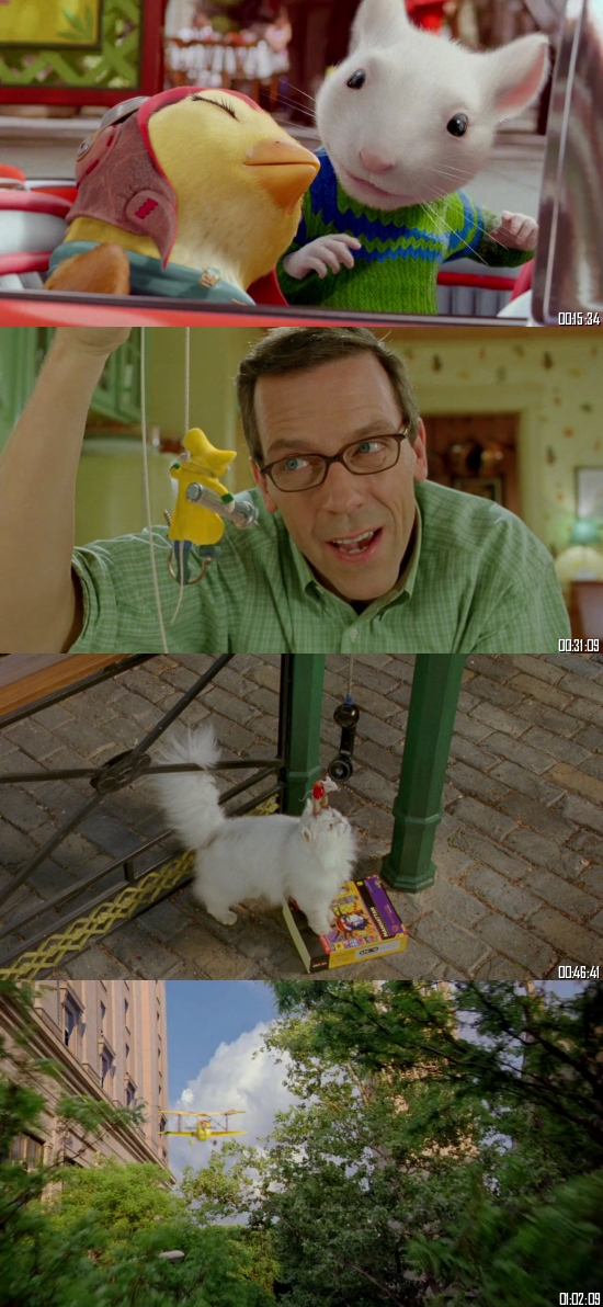 Stuart Little 2 (2002) BRRip 720p 480p Dual Audio Hindi English Full Movie Download